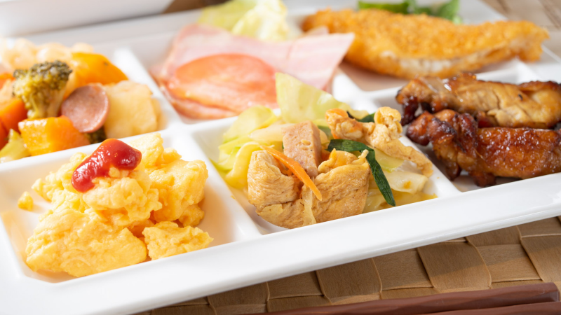 スーパーホテル沖縄・名護の身体がよろこぶ朝食ビュッフェ