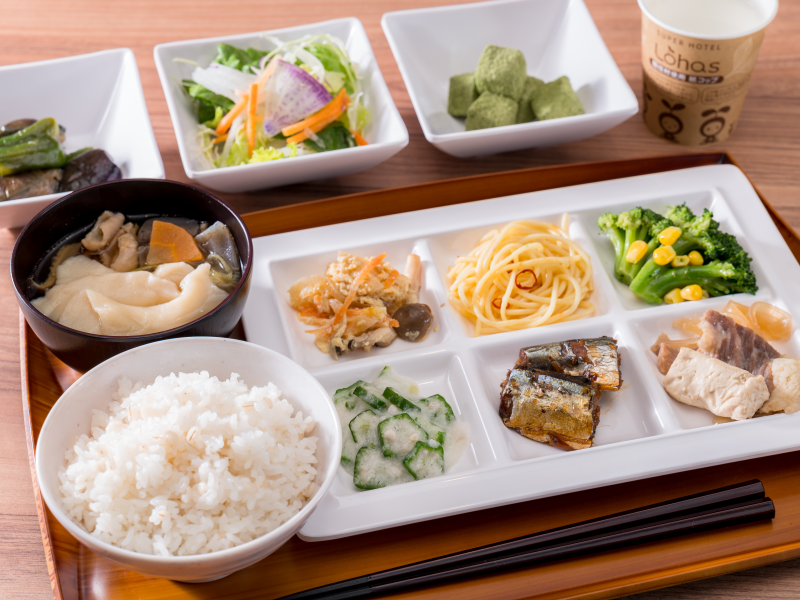 スーパーホテル盛岡の身体がよろこぶ朝食ビュッフェ