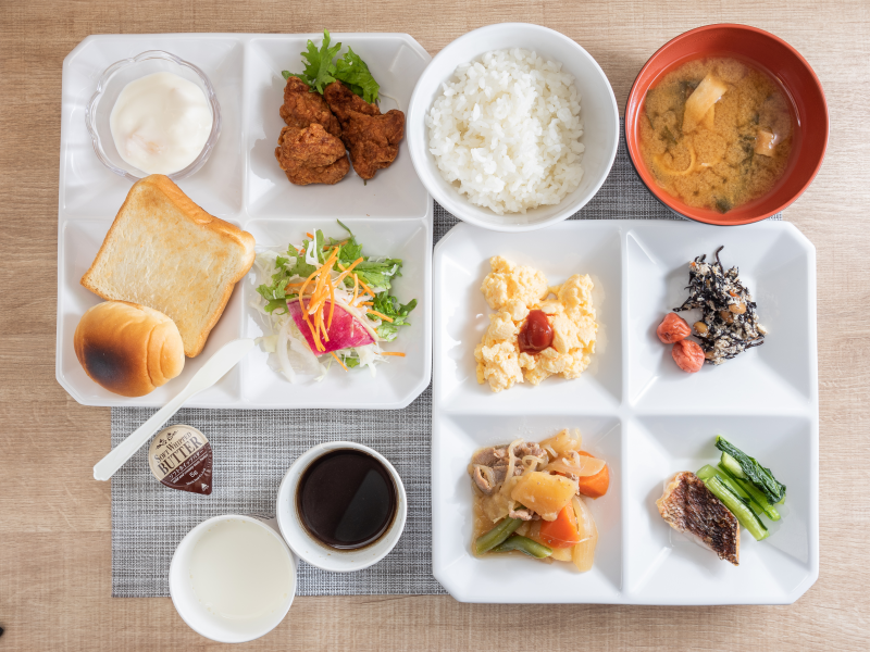 スーパーホテル松本・お城口の身体がよろこぶ朝食ビュッフェ