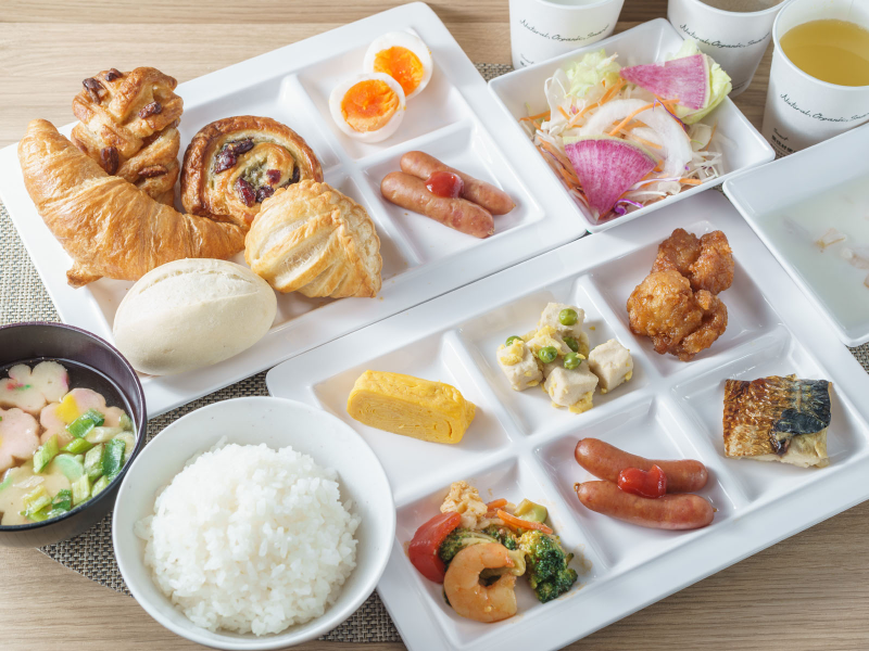 高濃度炭酸泉 梅屋敷の湯 スーパーホテル東京・JR蒲田西口の身体がよろこぶ朝食ビュッフェ