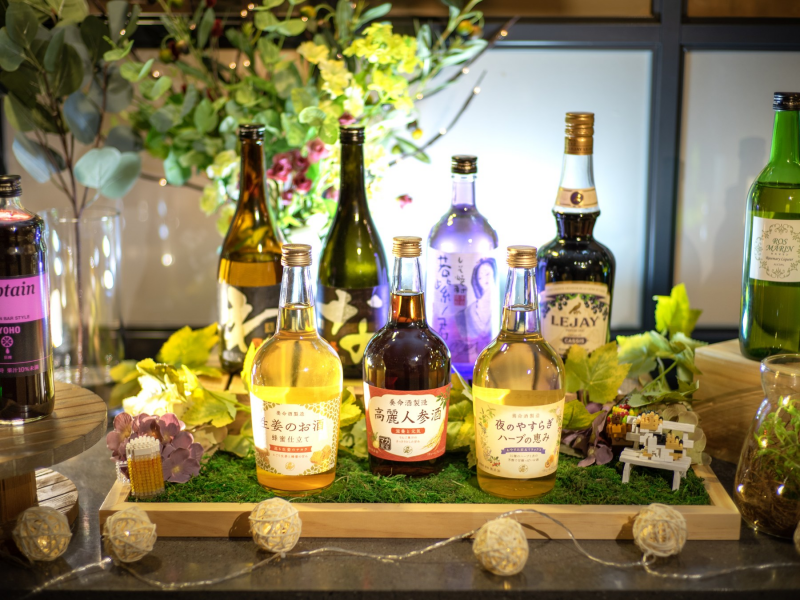 高濃度炭酸泉 梅屋敷の湯 スーパーホテル東京・JR蒲田西口の自分好みにたのしめるウェルカムバー