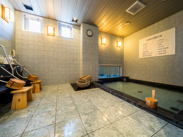 スーパーホテル八戸天然温泉の疲れをいやす天然温泉「三社の湯」