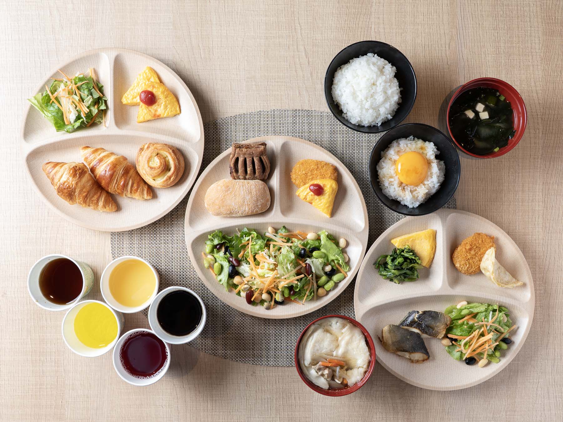 スーパーホテル八戸天然温泉の身体がよろこぶ無料朝食ビュッフェ