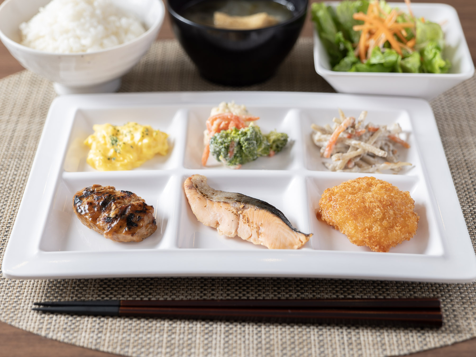 スーパーホテル小山の身体がよろこぶ無料朝食ビュッフェ