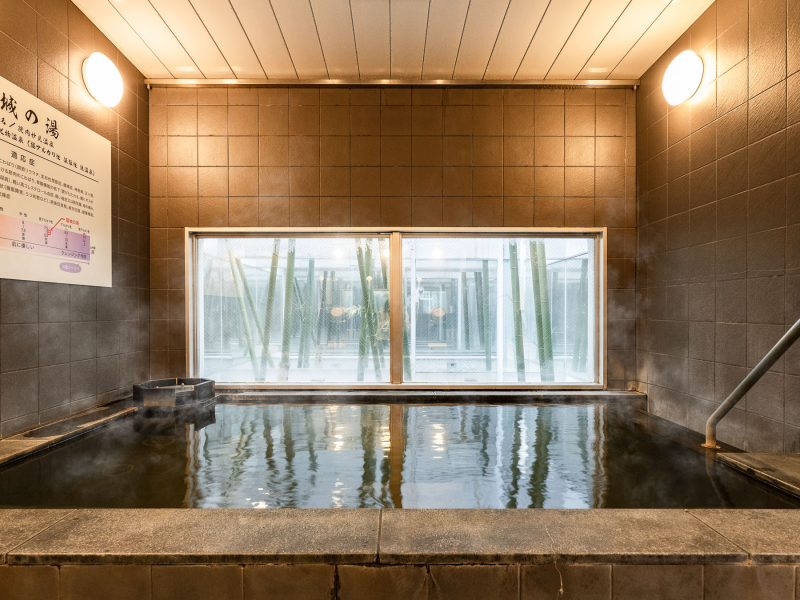 スーパーホテル大分・中津駅前の疲れをいやす天然温泉「扇城の湯」