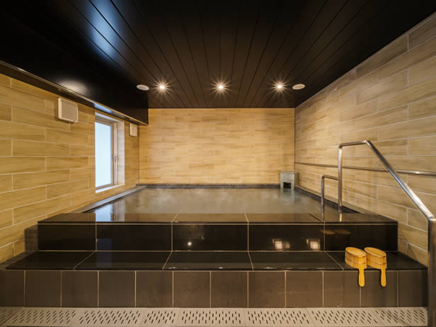 スーパーホテル仙台・広瀬通りの疲れをいやす天然温泉「弦月の湯」