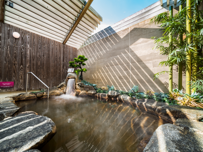 スーパーホテル奈良・大和郡山の疲れをいやす男女別天然温泉「秀長の湯」