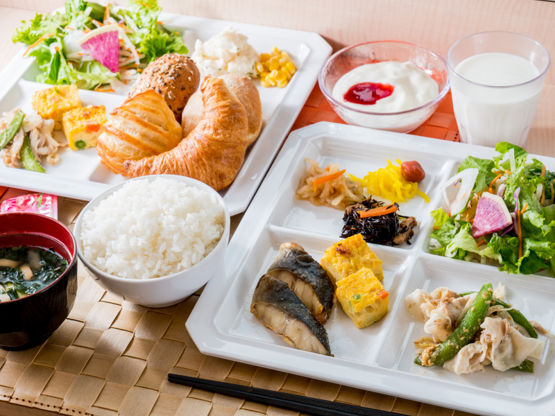 スーパーホテル奈良・大和郡山の身体かよろこぶ無料朝食ビュッフェ