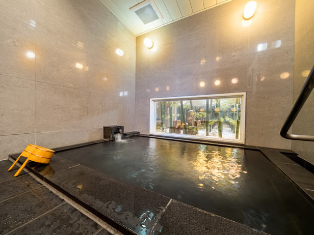 スーパーホテル小倉駅南口の疲れをいやす人工炭酸泉「湧金の湯」