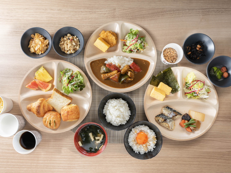 スーパーホテル上野・御徒町の身体がよろこぶ朝食ビュッフェ