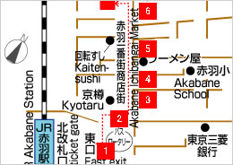 スーパーホテル赤羽 地図