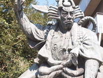 九代目市川團十郎の銅像